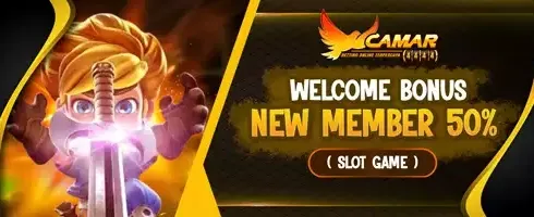 Welcome Bonus New Member 100% promotion banner